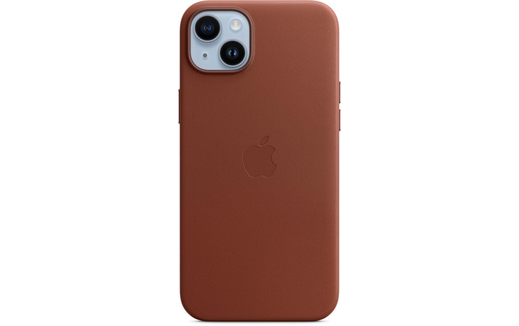 Apple Coque arrière Leather Case avec MagSafe  iPhone 14 Plus