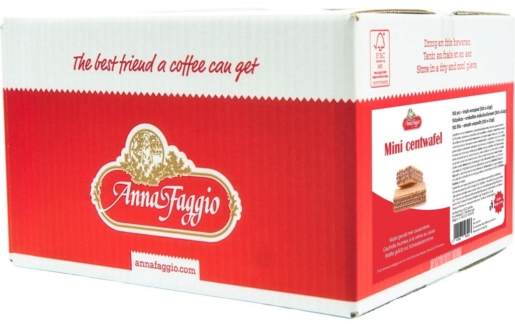 Anna Faggio Mini-gaufre au chocolat 675 g