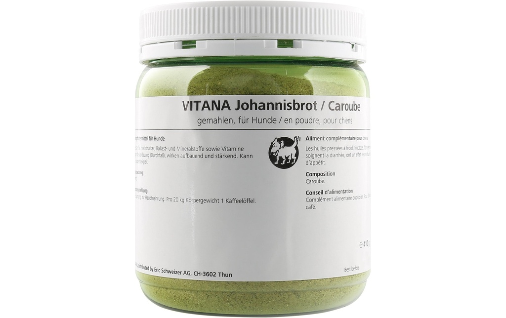 Vitana Supplément alimentaire pour chiens Caroube, 410 g