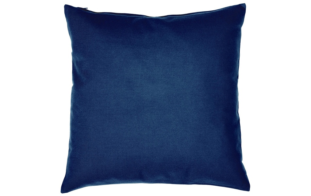Casa Leon Housse de coussin Acrisol Liso Outdoor, Bleu foncé 40 x 40 cm