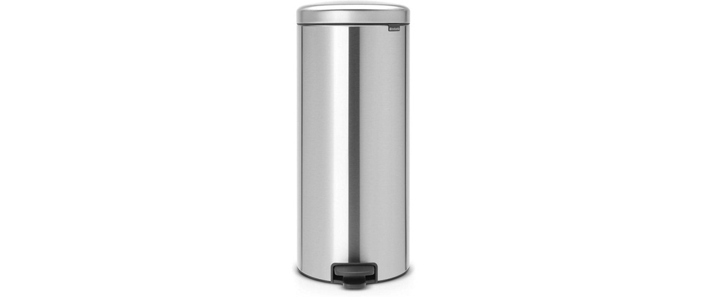 Brabantia Poubelle à pédale NewIcon 30 l, Matt Steel