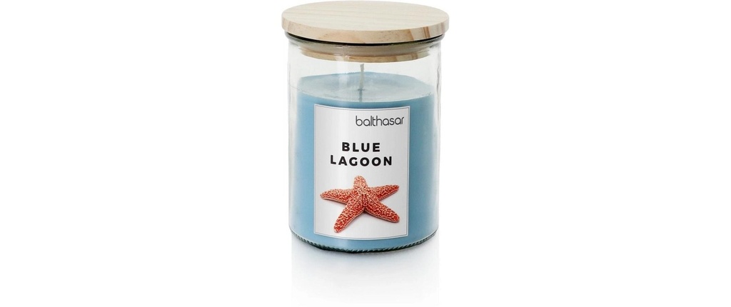 balthasar Bougie parfumée Lagon bleu 10 x 12 cm