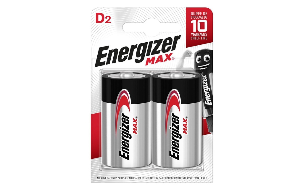 Energizer Pile MAX Mono D , 2 Pièce/s