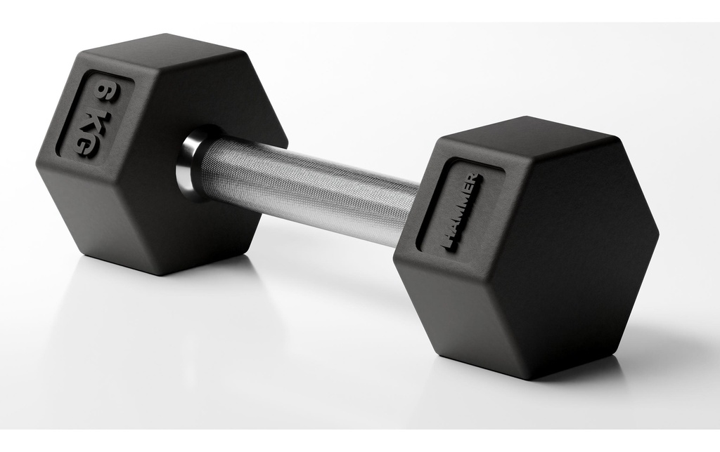 HAMMER Haltère courte Hexagon PRO 1 x 6 kg