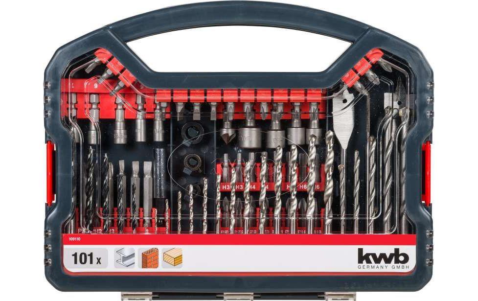 kwb Kits de forets et de bits 101 pièces
