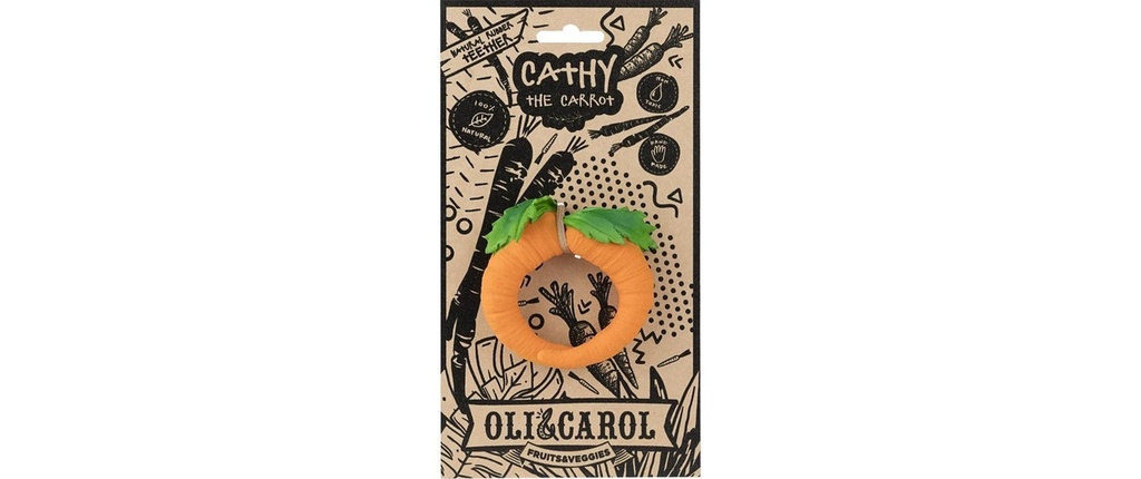 Oli&Carol Anneau de dentition Cathy la carotte