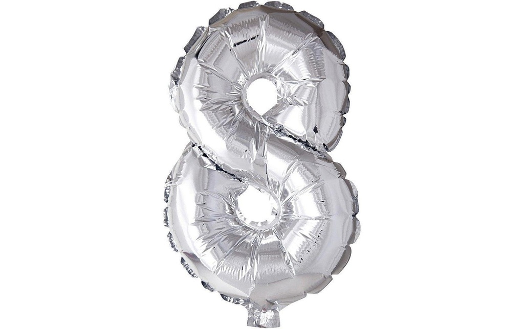 Creativ Company Ballon en aluminium 8 argentés