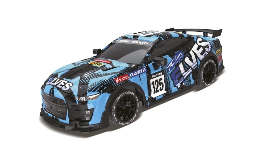 TEC-TOY Voiture Elves R/C 1:18 Bleu