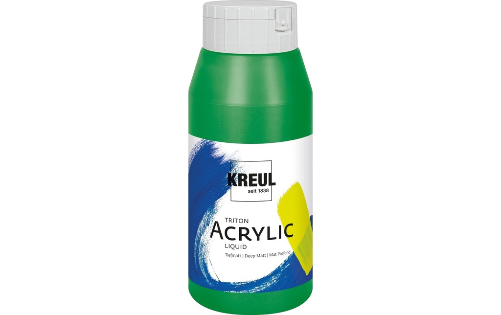 Kreul Peinture acrylique Triton Acrylic Liquid Vert Permanent 750 ml