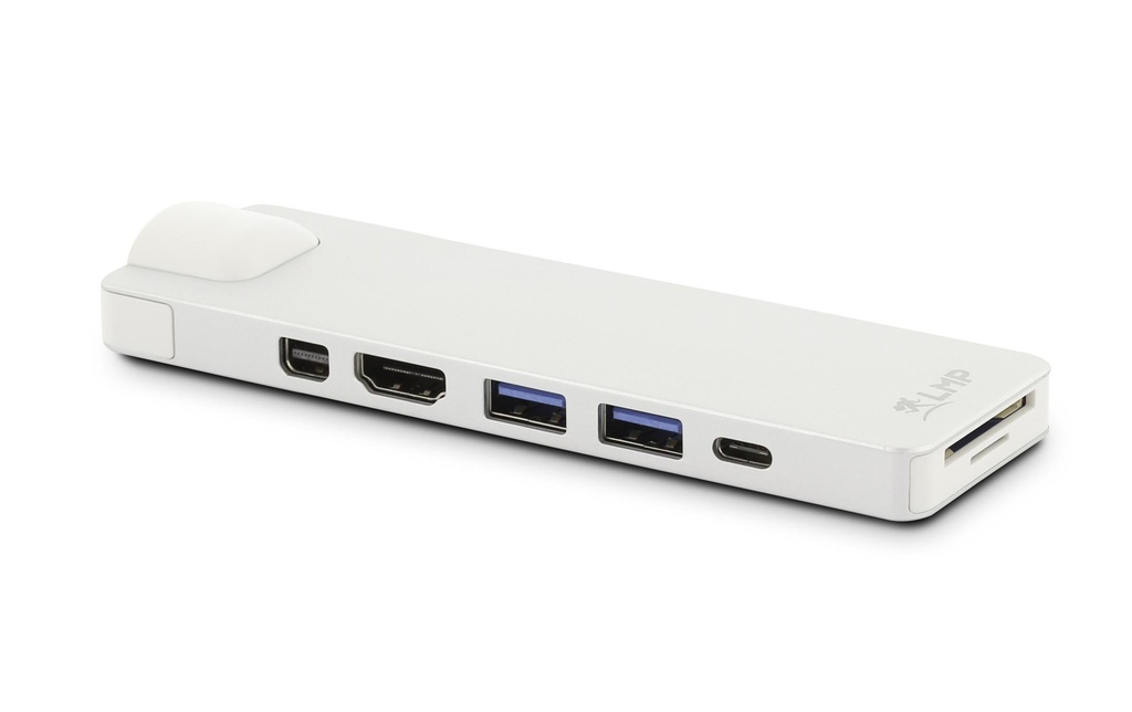 LMP Station d'accueil USB-C Compact Dock Argent