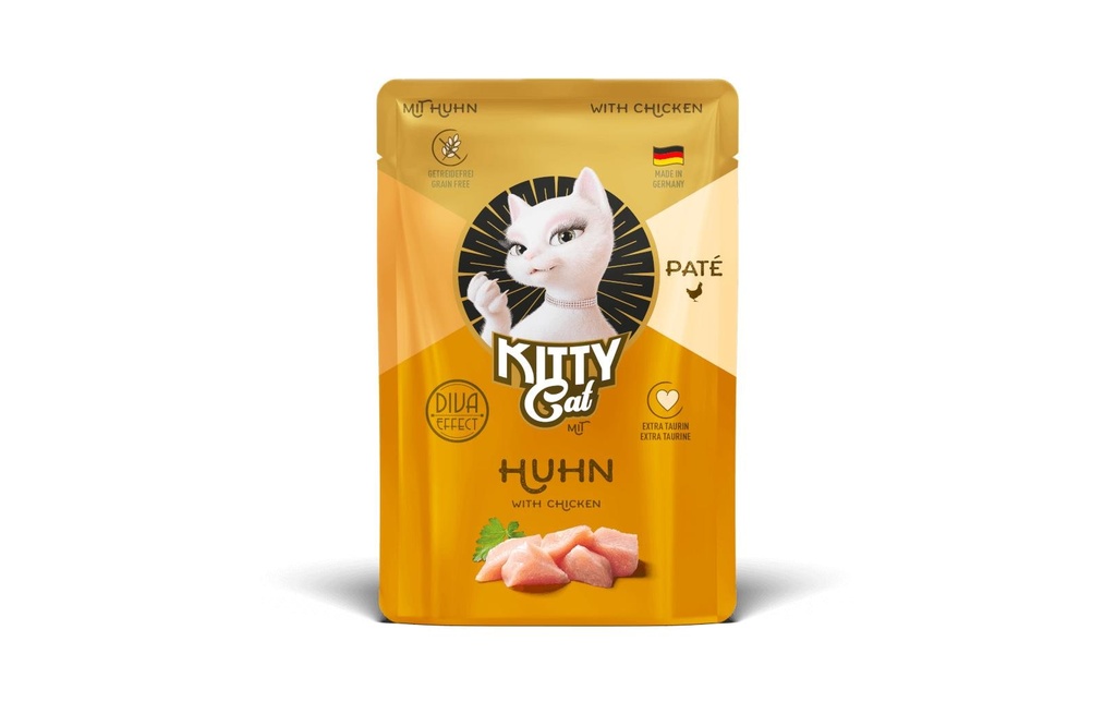 KITTY Cat Alimentation humide Pouch Paté au poulet 85 g